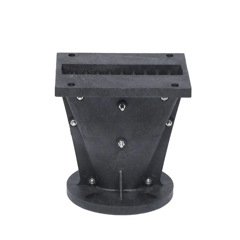 1Pcs Plastic Tweeter Horn Wave Guide Black Wide Coverage Angle Line Array Speaker Accessory Throat DJ Speaker Tweeter Horn