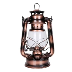 Oil Light Vintage Retro Camping Lantern Handheld Hanging Oil Lamp Decor Living Room Party Ornament