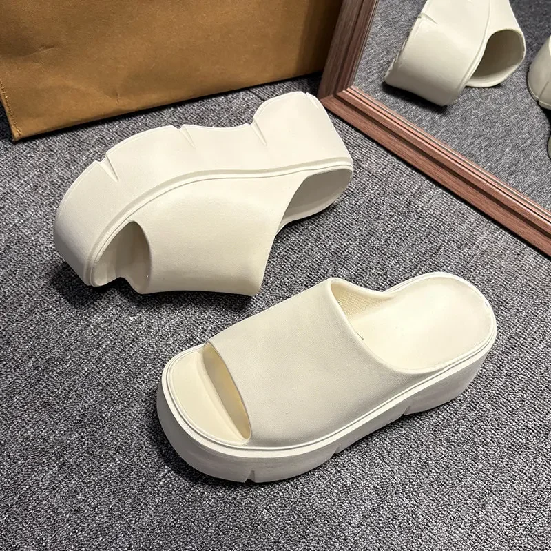 ZUOFU Sandalen mit dicker Sohle für Damen, EVA-Plateau-Slipper, rutschfeste Strandsandalen, Sommer-Damen-Slides, weiche Keilabsatz-Hausschuhe – Detail 10