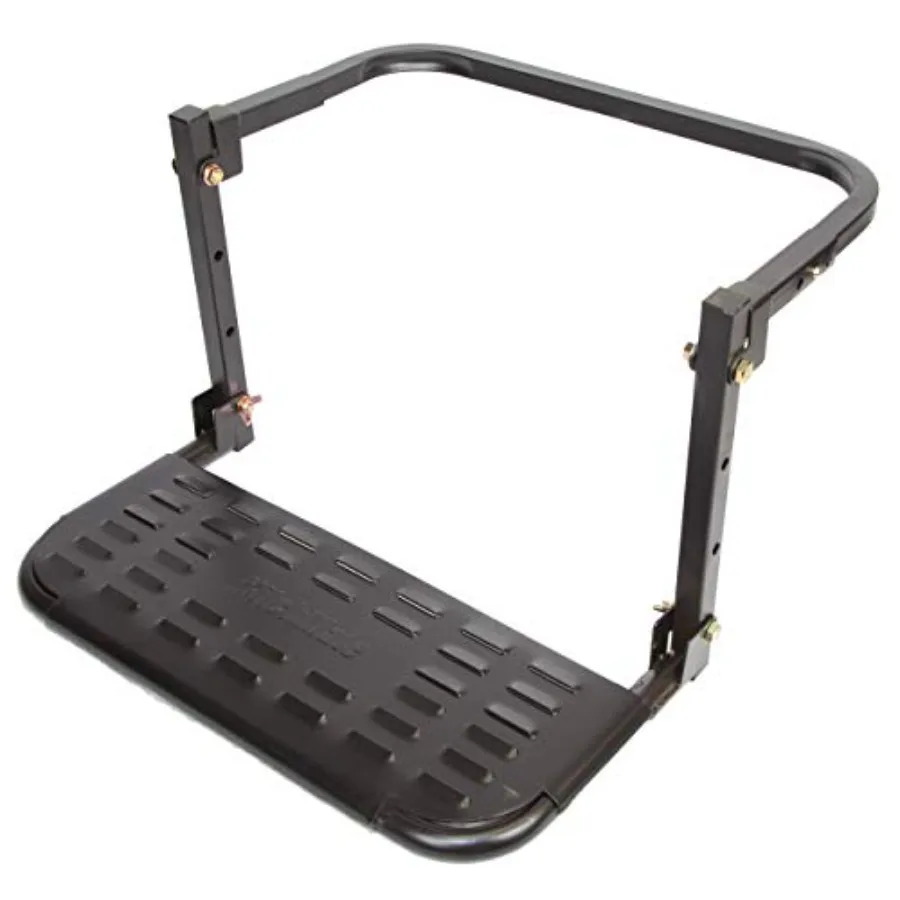 Hitchmate Tire Step for Vehicle Trailer Hitch: Durable Aluminum Design with NonSlip Surface and Easy Installation Ideal for Off