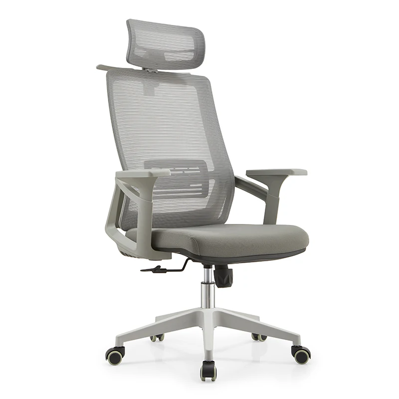 Modern Design Waist Support High Back Ergonomic Mesh Office Chair Adjustable Headrest Adjustable