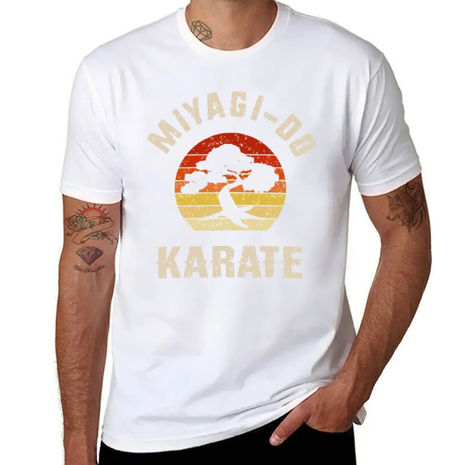 

Miyagi-Do Karate T-Shirt t shirt man plain men t shirt cotton 100% T-Shirt