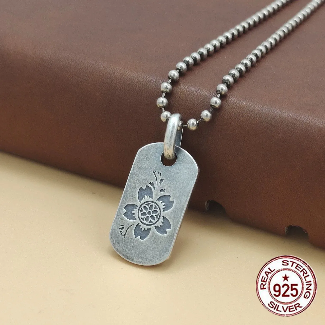 S925 Sterling Silver Pendant Punk Jewelry Personalized Smiling Face Hanger LOVE ME Fashion Trend Jewelry