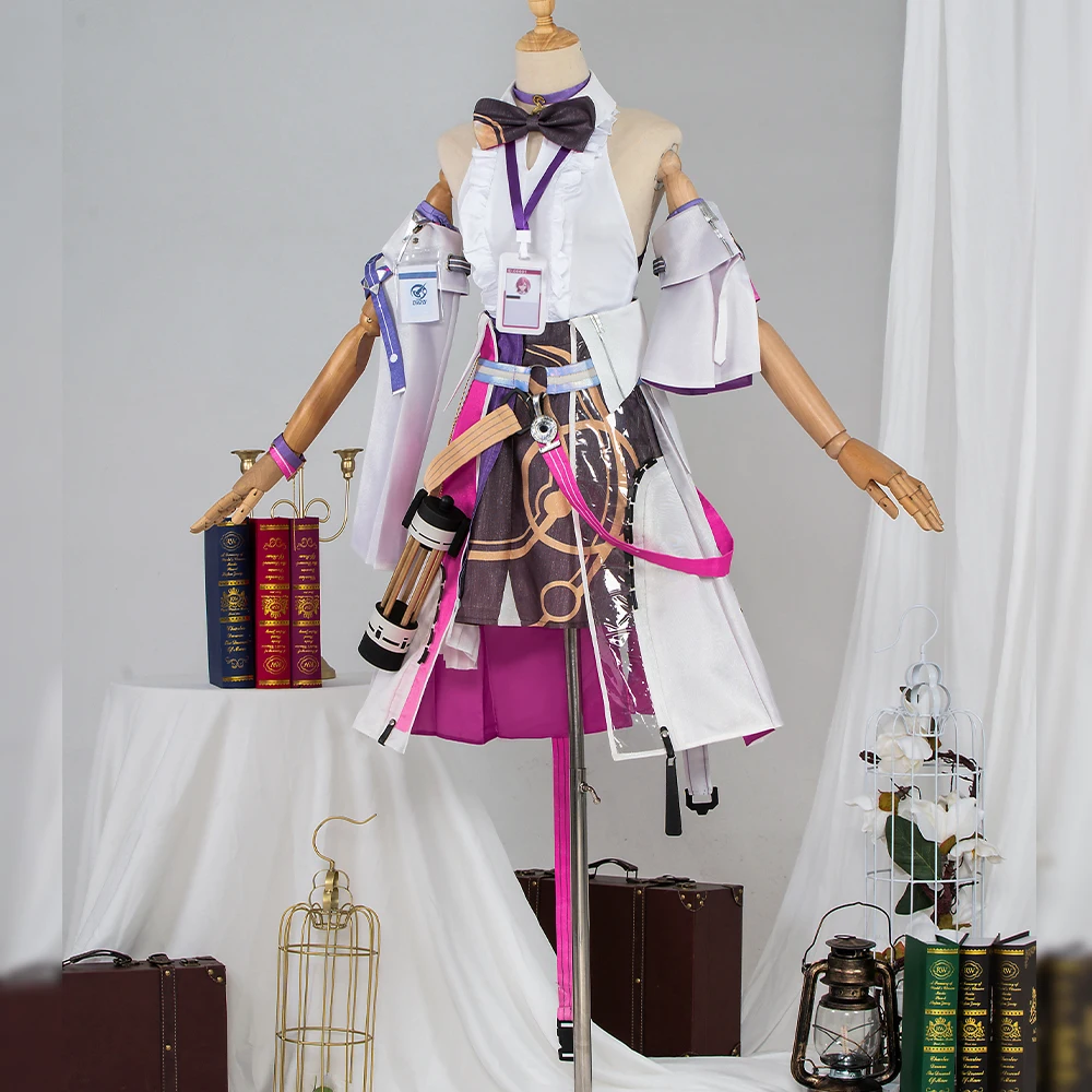 Costume Cosplay Asta avec Perruque pour Femme, Ensemble Complet, Jeu Honkai, Étoile, Rail Trempé, Halloween, ixde Carnaval, Magnifique Uniforme