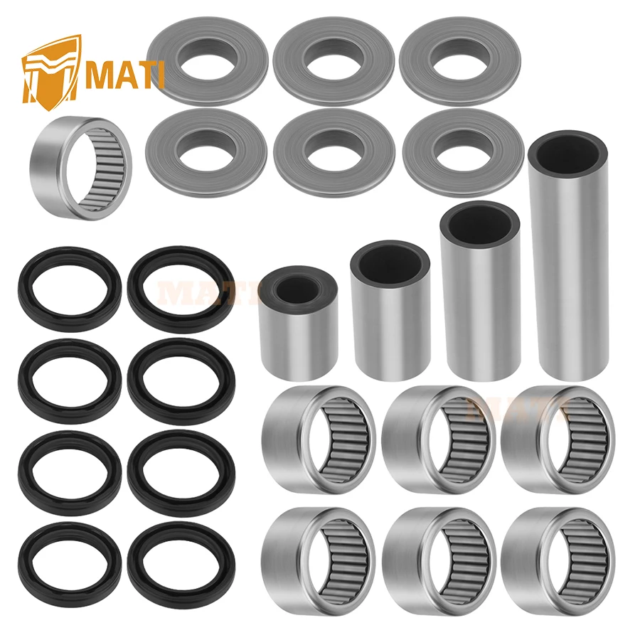 M MATI Swing Arm Linkage Bearing Seal Kit For Kawasaki KFX400 2003-2006 Arctic Cat DVX 400 2004-2008 92046-S018 3406-096