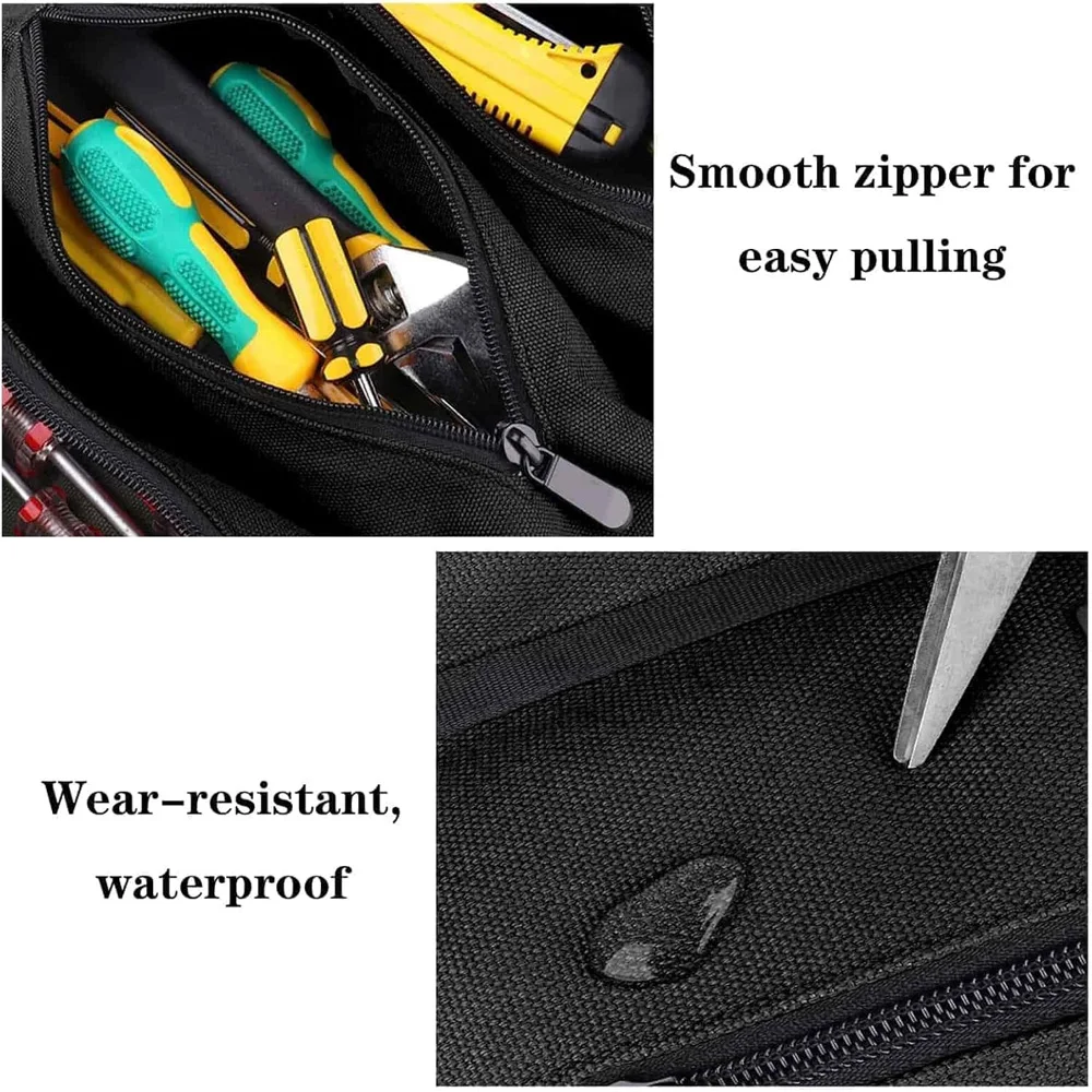 New Tool Bag Scroll Tool Storage Bag Suitable for Workers Engineers Maintenance Tools Camping Detachable Multifunctional Bag