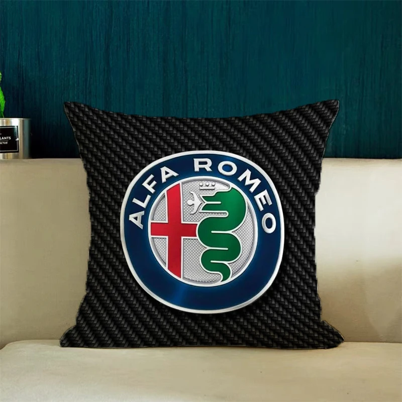 Decorative Pillow Cover for Living Room Cushions A-Alfa Romeo Pillowcase 45*45 Bed Pillowcases 45x45 Cushion Cover Home Decor