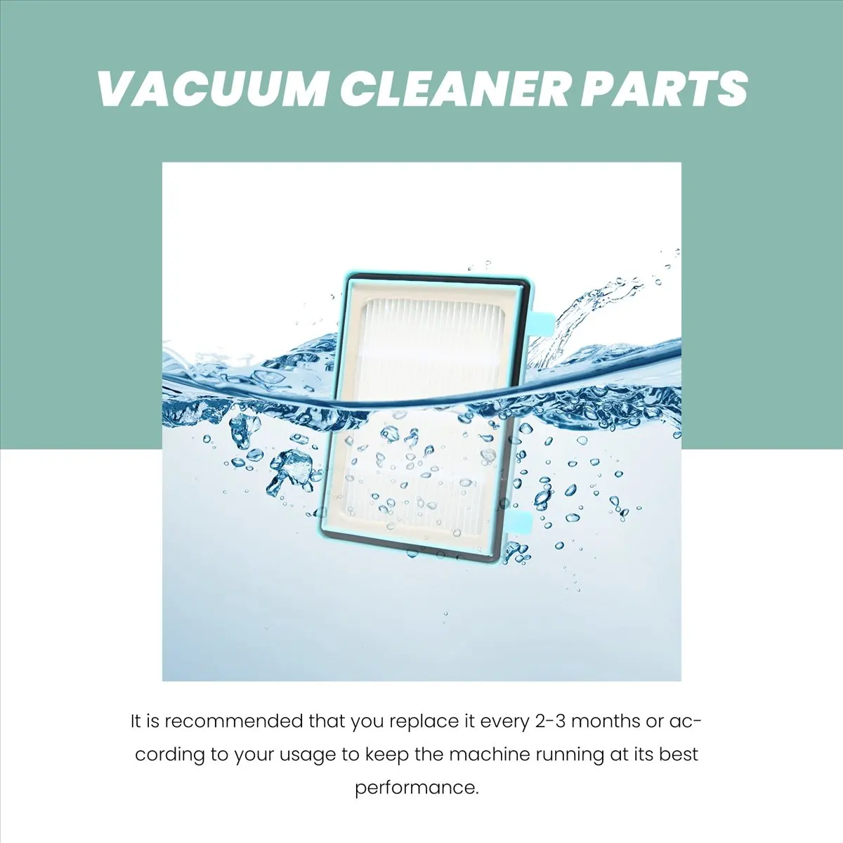 【~ New CLOS】Vacuum Cleaner Hepa Filter for FC5832 FC5835 FC5836 FC5982 FC5988 FC9350 FC9351 FC9352 FC9353 Robot Parts