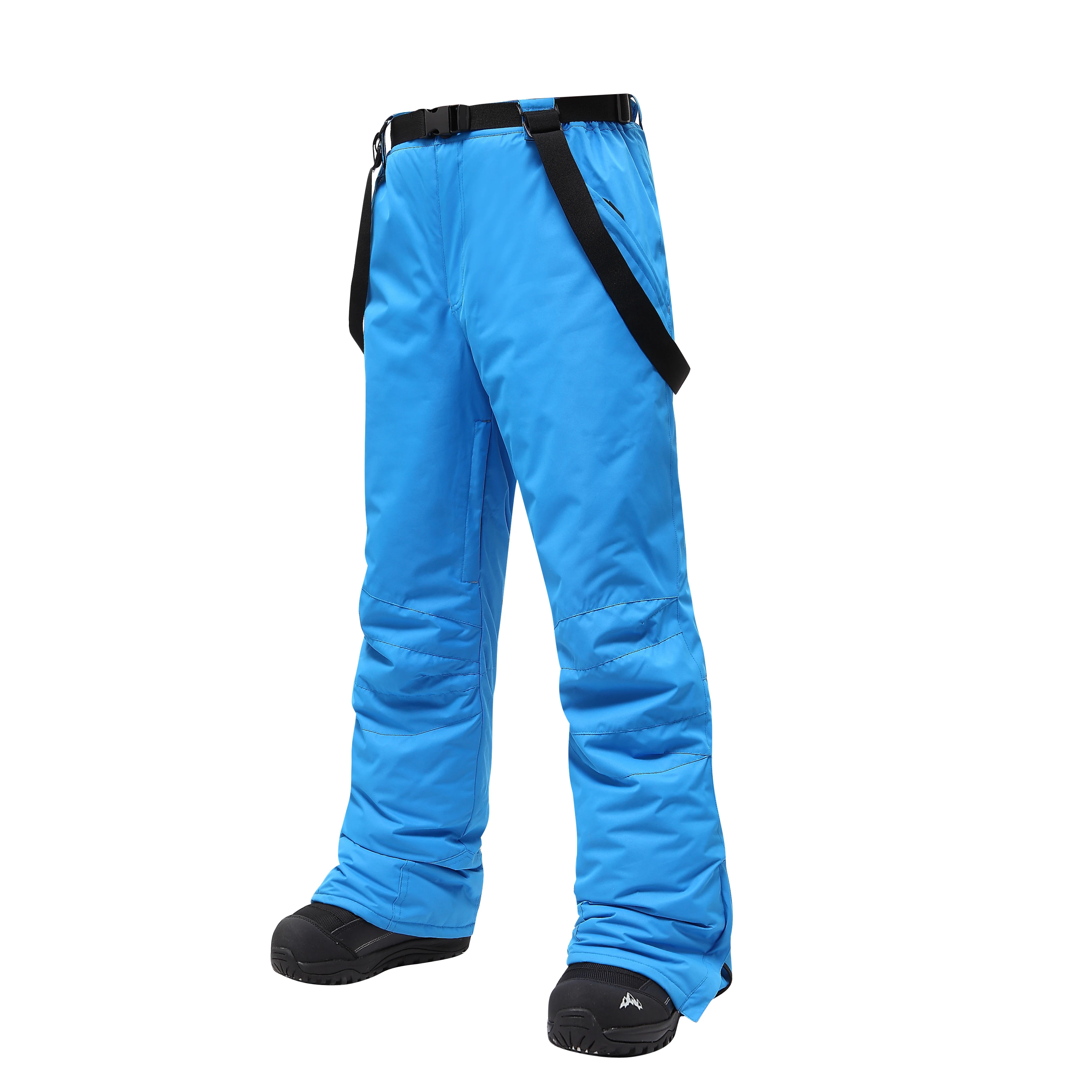 2026 Winter Men's High Quality Thick Warm Skiing Windproof Waterproof Pants Male New Loose Suspender Snowboard Trousers Overalls