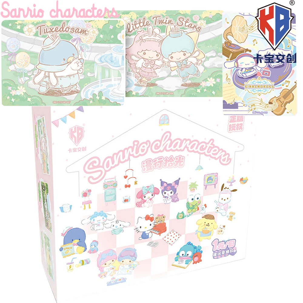 

Original KABAO Sanrio Collection Card Manxing Time Series Anime Peripheral Characters Fun Rare Cards Perfect Christmas Gifts