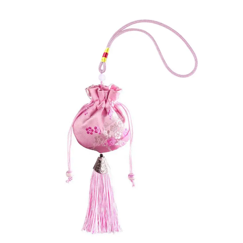 Sachet Sachet Empty Bag Chinese Style Jewelry Storage Sachet Embroidery Bag Bag Vintage Handmade Drawstring Tassel Lucky R6u3