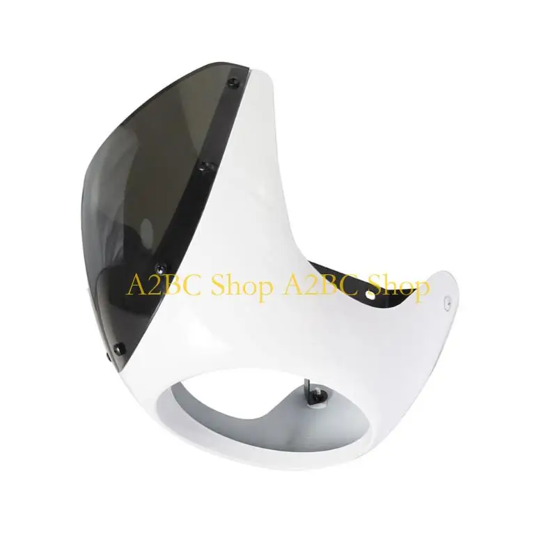 

A2BC Motorcycle Headlight Windshield Fairing Wind Deflector Replacement Universal Windshield Fairing Motorbike Accessories