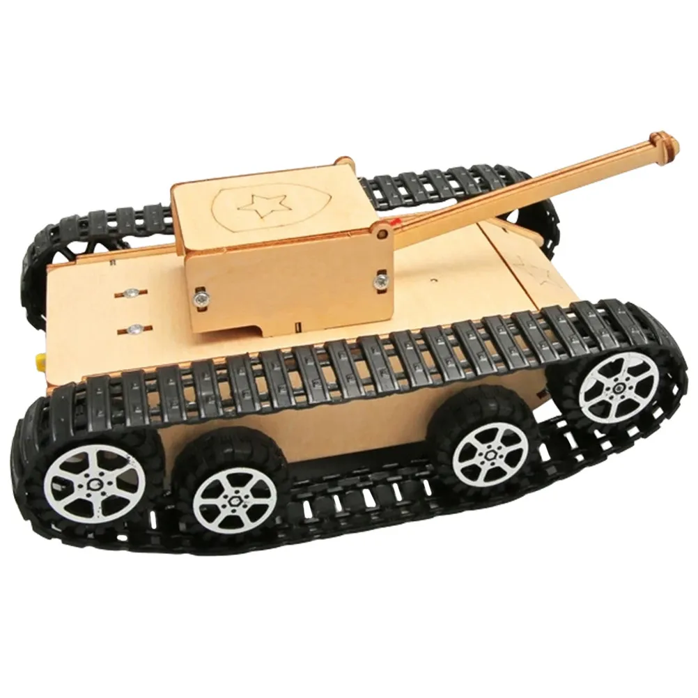 

Creative DIY Assemble Tank Kid's Electric Assembly Vehicle Educational Construction Playset for and Parent Child