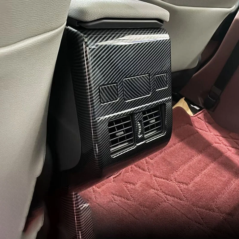 

For Toyota Bz4x 2022 Rear Air Vent Decorative Frame Armrest Box Anti-Kick Pad Interior Modification Accessories