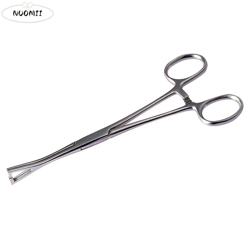 

Piercing Tools Stainless Steel Piercing Clamp Body Jewelry Tool Triangle Forceps Disposable Professional Tool