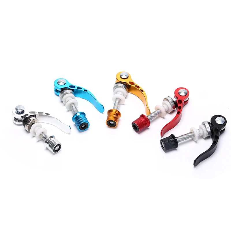 1pc Mountain Bike Accessories Aluminium Alloy Seat Post Clamp Seatpost Skewer Bolt Quick Release Bike Seat Clamp