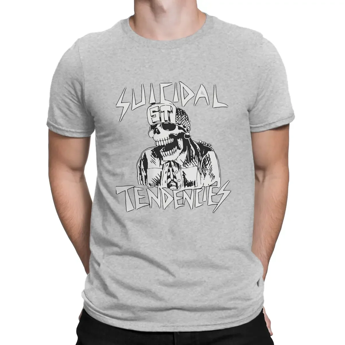 Suicidal Tendencies Leisure Tees Short Sleeve Crewneck T-Shirt Cotton Unique Tops Rock Men TShirts men clothing graphic tshirts