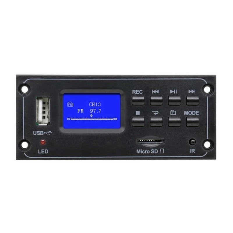 TPM120B Digital MP3 Audio Decoder Module Built In Bluetooth USB Micro SD AUX FM Mini Music Play Circuit Accessory
