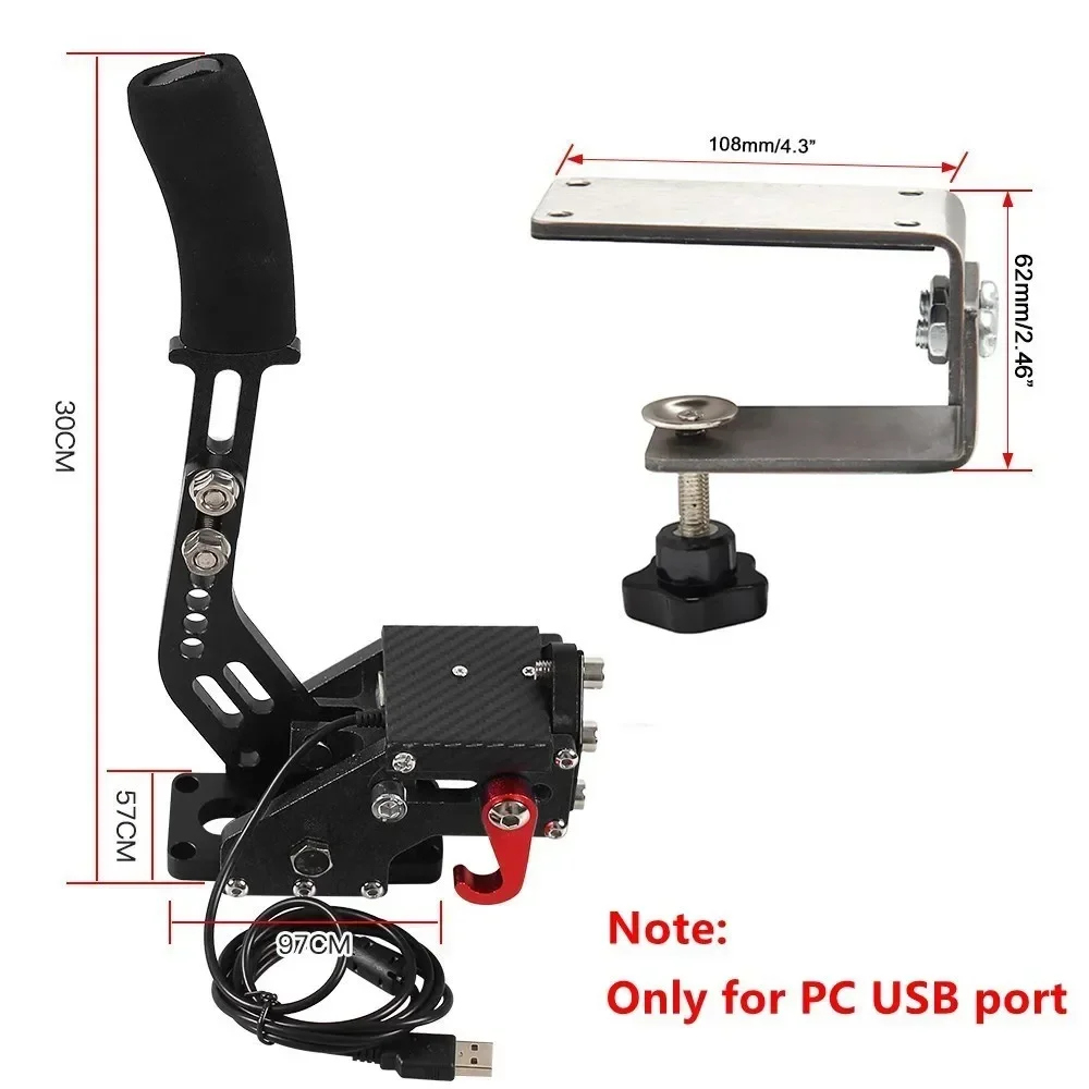 Brake System Handbrake For Rally For Logitech G29/G27/G25 PC Hall Sensor USB SIM Racing For Racing Games T300 T500 HB-1009