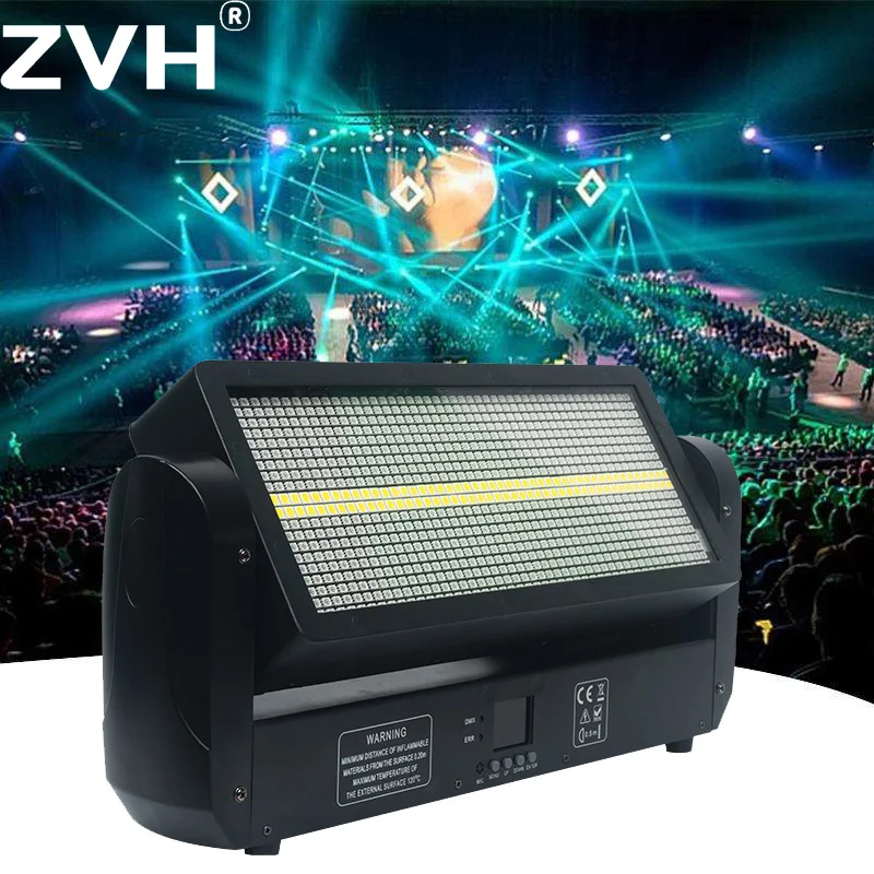 

400W 960PCS RGBW DMX Moving Head Strobe Light DMX512 Horse Racing Wash Dyeing Effect Stage Lighting for DJ Disco Wedding Party