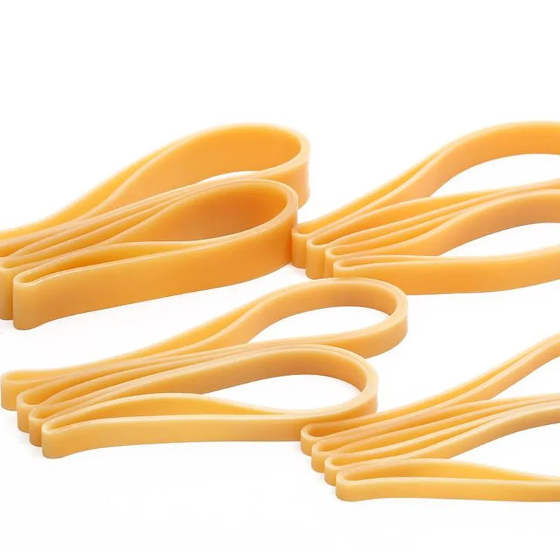 Bandas de borracha elástica alta do látex, anel para o frasco do vinho da ligação, tamanho grande, alargado e alongado