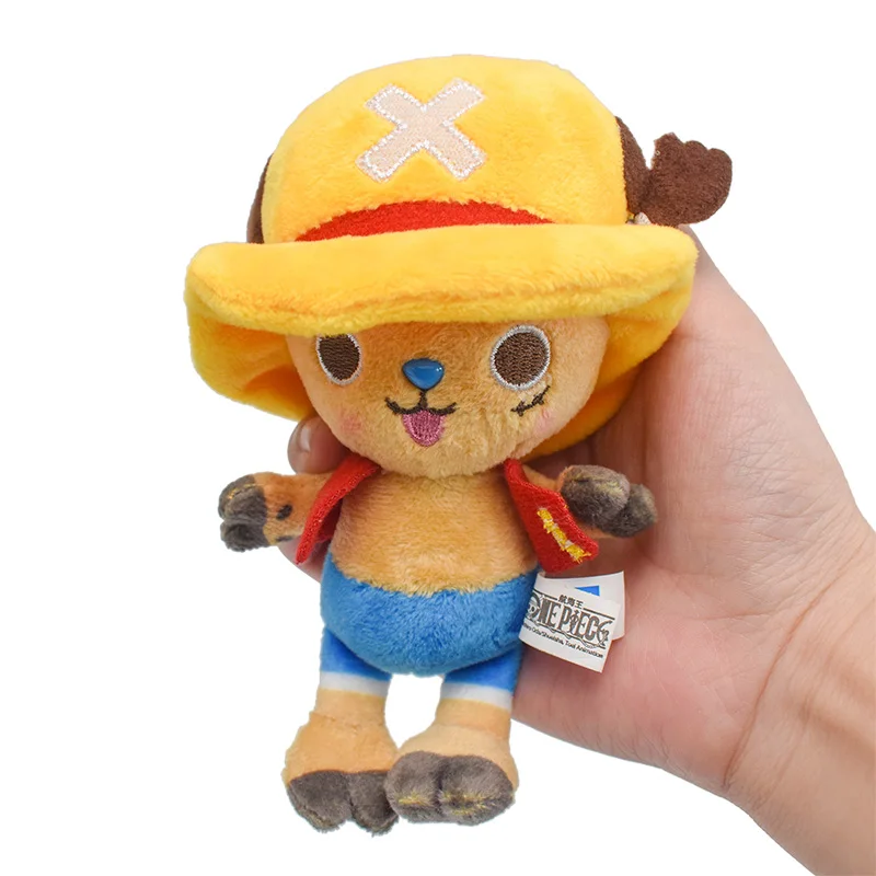 One Piece Original Plüsch-Schlüsselanhänger Puppe 12cm Laboon Luffy Tony Chopper Laboon Sabo Weiches Stofftier Rucksack-Anhänger Spielzeug – Detail 4