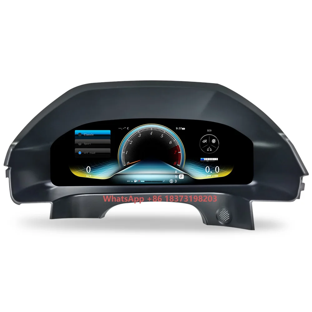 MEKEDE 12.3 Inch LINUX System Speedometer Digital Cluster LCD Dashboard for Benz E-Class W212 2010-2015