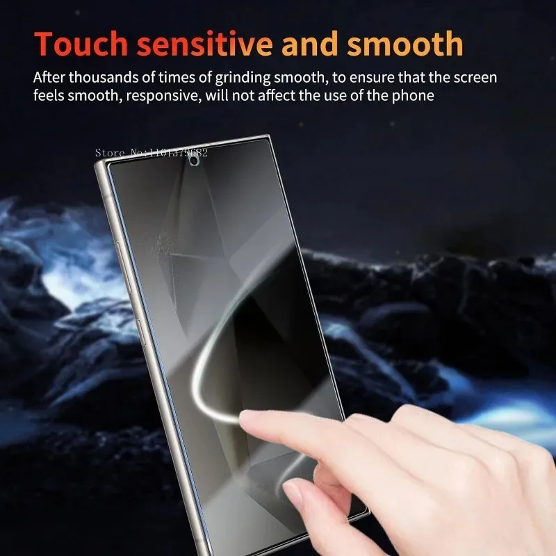 3Pcs Privacy Screen Protector Anti-Spy Ultra Thin Tempered Glass Film dla Samsung Galaxy S24 Ultra 5G S23 S22 S21 Plus FE Glass