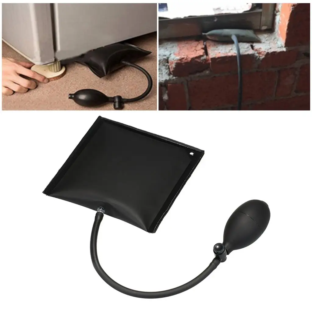 Luchtpomp Wedge Opblaasbare Shim Deur Raam Installatie Autoreparatie ~Zwart