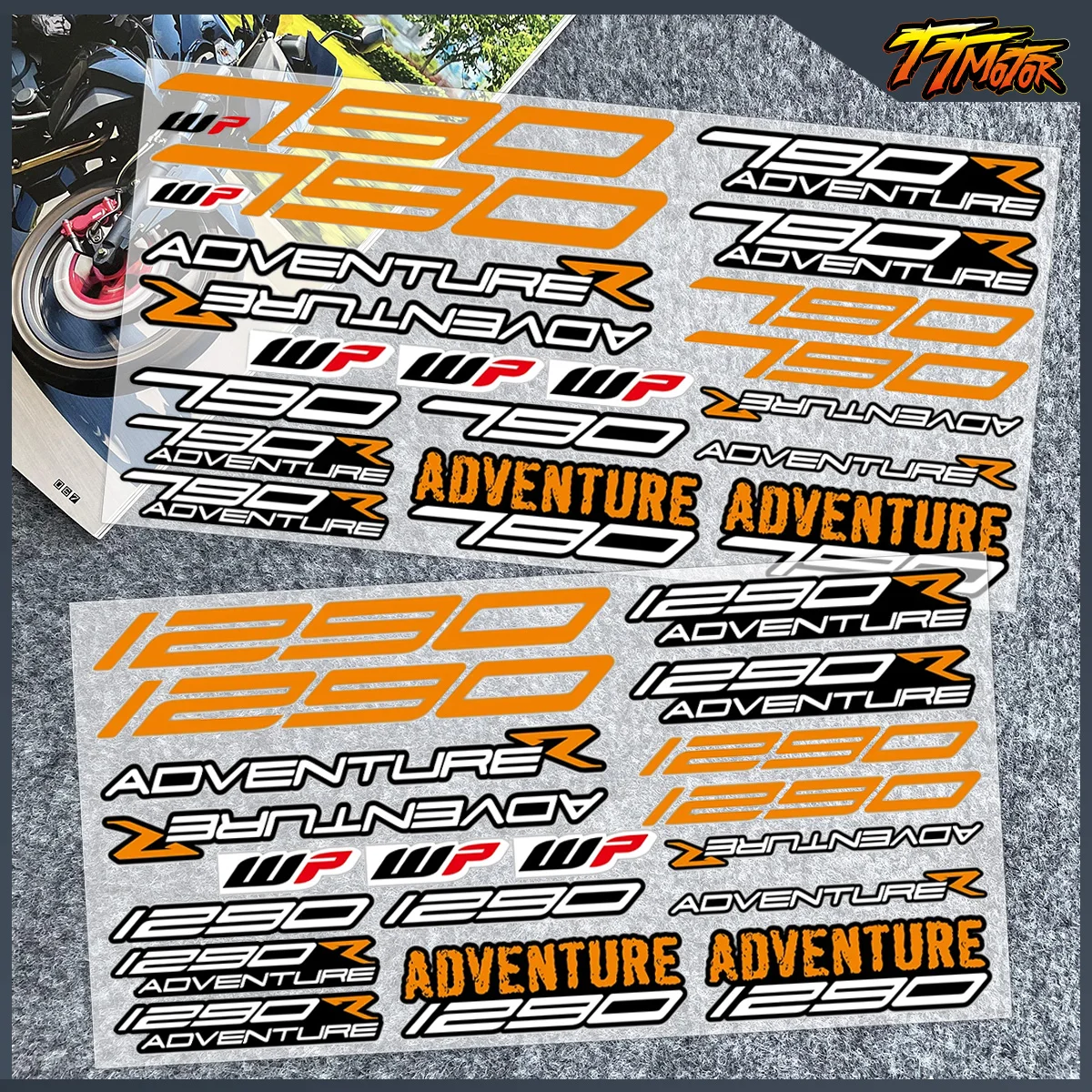 

Светоотражающие виниловые наклейки для мотоциклов, мотошлемы, аксессуары для топливного бака, наклейки для Duke 790 1290 Adventure