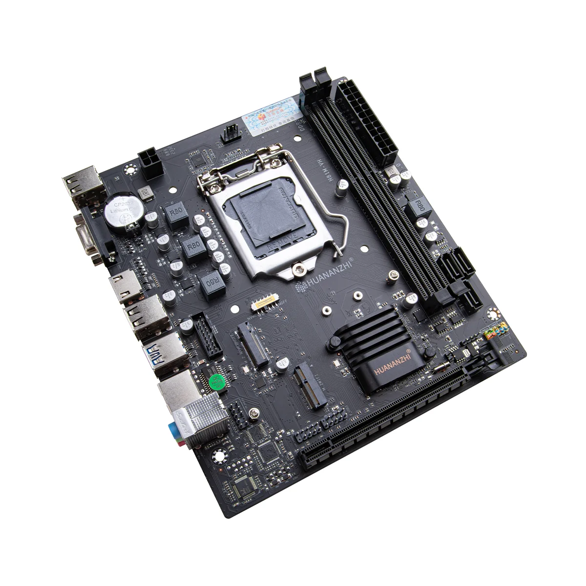 Imagem -05 - Motherboard para Intel M-atx Suporta i3 i5 i7 Ddr3 1333 1600mhz 16gb Sata M.2 Usb Vga Hdmi-compatível Huananzhi-h81m vh