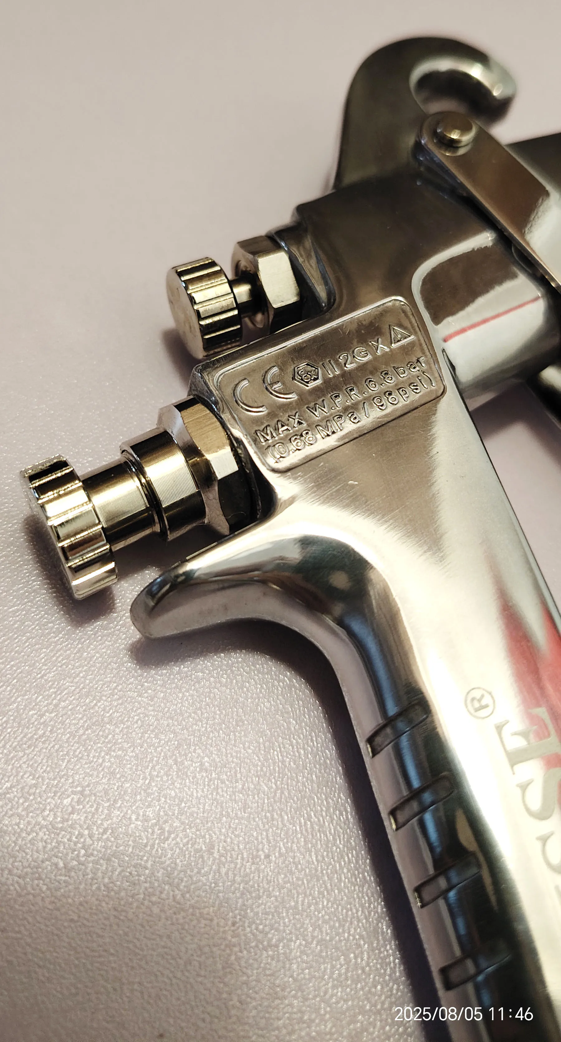 DIBISISSE W-200 مسدس رش تغذية الضغط للأثاث طلاء الخشب مسدس يدوي أدوات تعمل بالهواء المضغوط 1.2/1.5/1.8/2.0/2.5 مللي متر #6