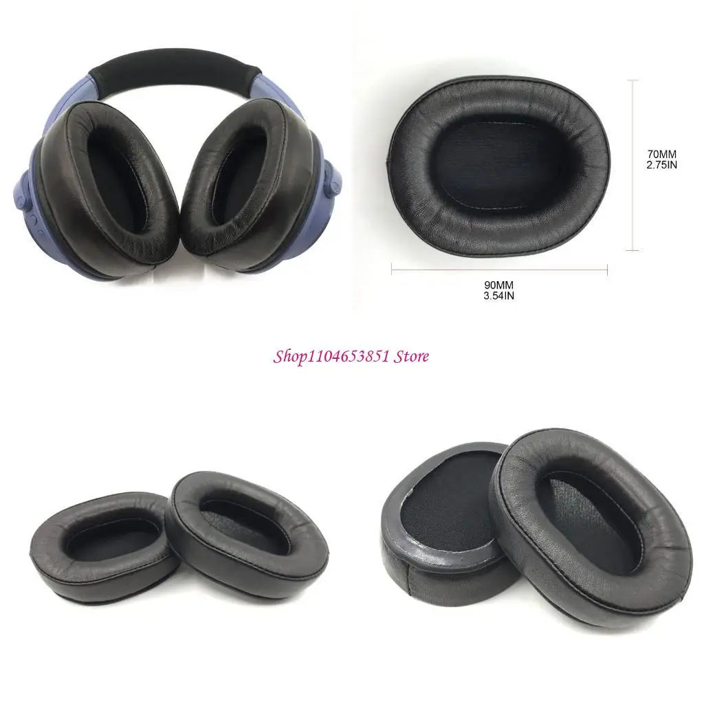 

1 пара амбушюр из овечьей кожи для ATH-SR30BT WS660BT AR5BT, подушечки для гарнитуры, амбушюры для особо прочного чехла