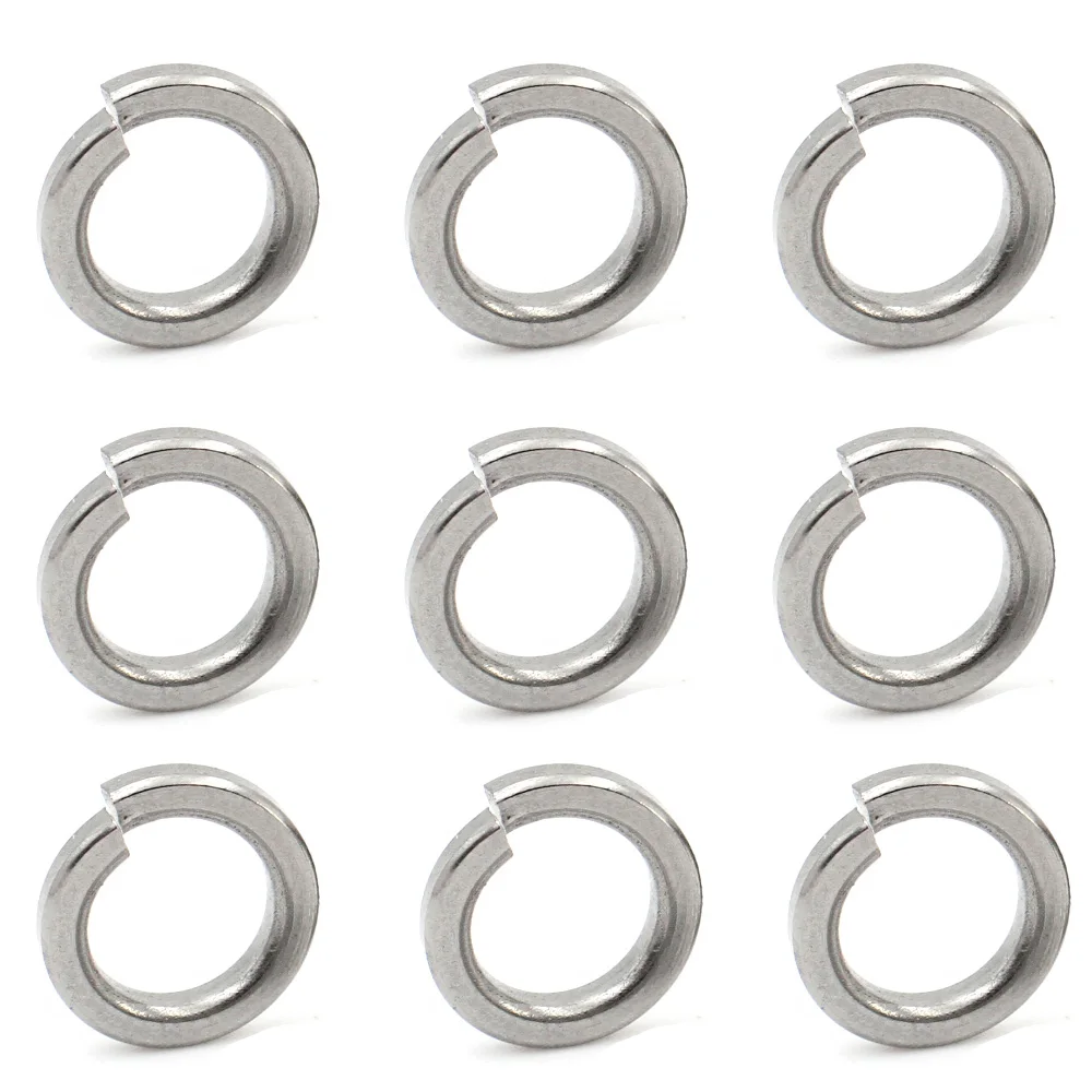 304 Edelstahl Splitt- und Federsicherungsscheiben M1.6 M2 M2.5 M3 M4 M5 M6 M8 M10 M12 M16 M20 M22 M24 M27 M30 2-100 Stück – Detail 10