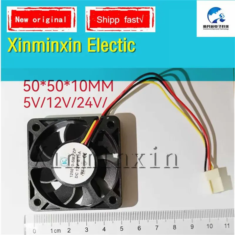 1PCS/LOT The new DC cooling fan offers 4015MM  5V/12V/24V voltage options and multiple sizes, with  for computers, industrial co
