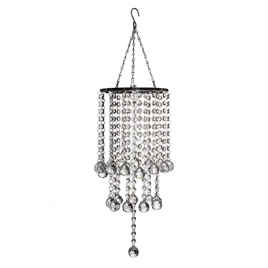 

Chandelier Wind Chimes Shape Clear Crystal Prisms Balls Beads Hanging Suncatcher Pendant Garden Outdoor Home Decor Gifts