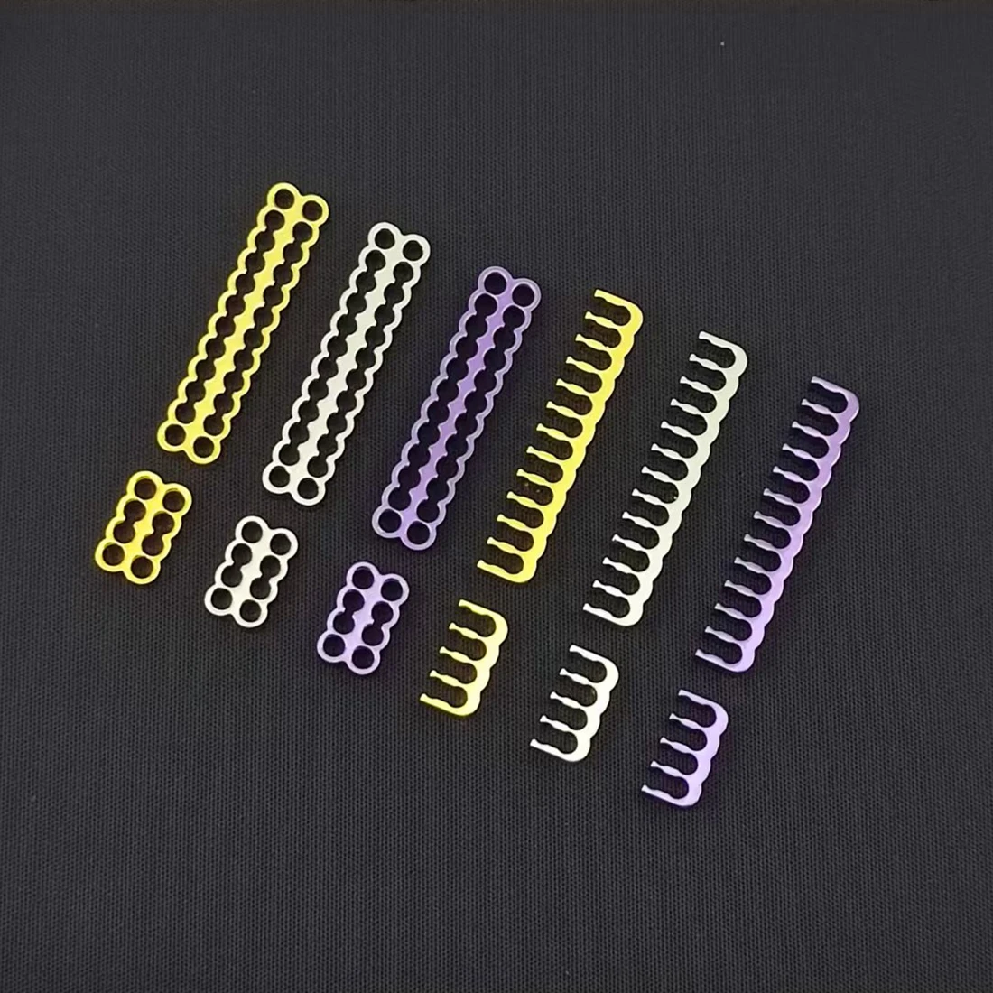 24P 8P Zinc Alloy Metal Wire Cable Comb Wire Card Buckle Module Power Cord Dedicated Controller OD 3.5MM PC Extension Cable Comb