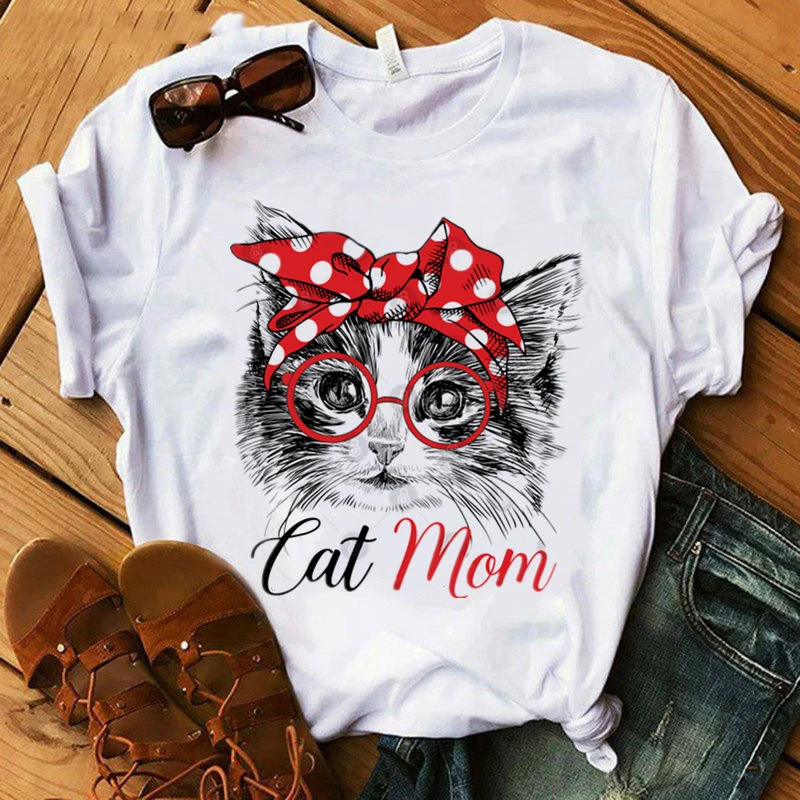 

Unique Mom Tirt Women Faion Mama Bandana Clothes Pr ex Faionable Mom T-irt Comfortable Cotton Material