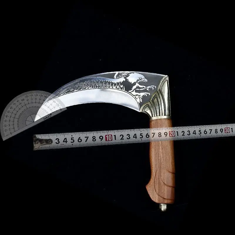 Outdoor Portable EDC Eagle Short Handled Sickle Camping and Hiking Emergency Survival Tool