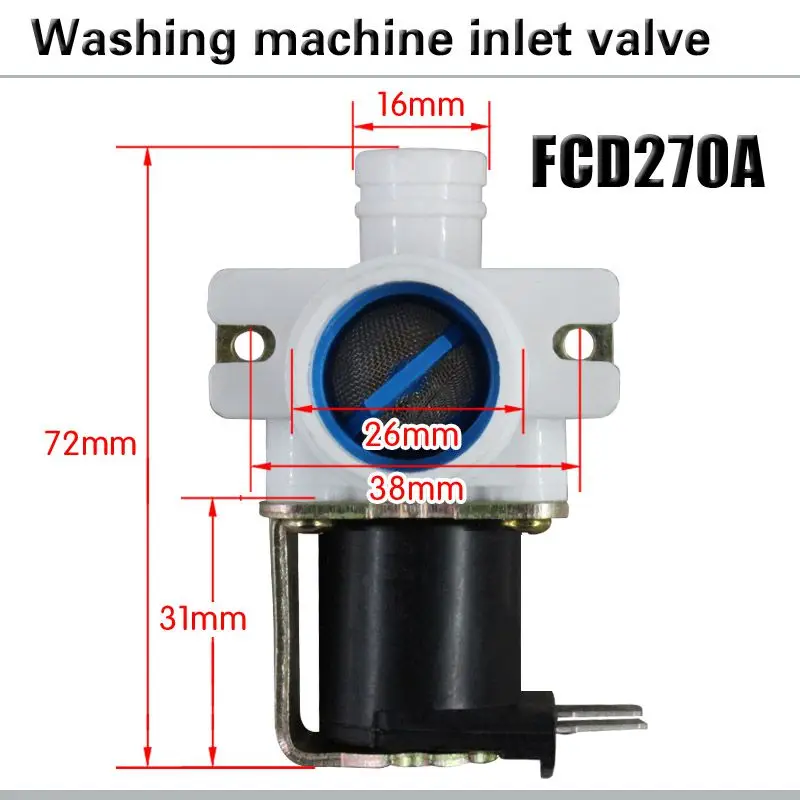 Suitable for Samsung /LG/ Panasonic/Sanyo various brands of automatic washing machine inlet valve solenoid valve FCD-270A parts