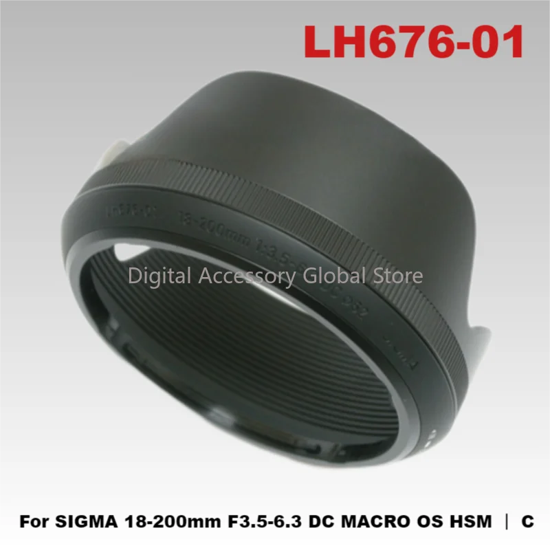 New Original Front Hood LH676-01 Parts For SIGMA 18-200mm F3.5-6.3 DC MACRO OS HSM C (62mm) Camera Lens