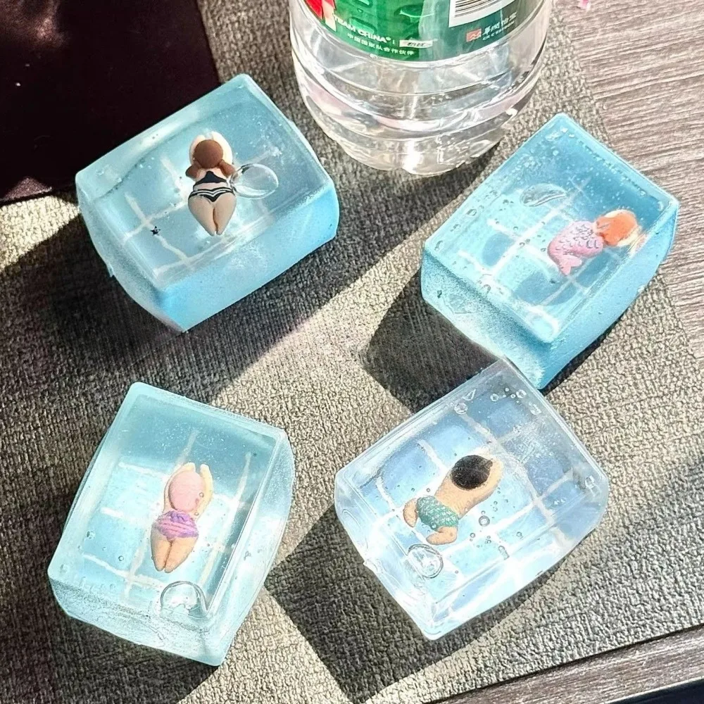 Brinquedo Squishy para Festa na Piscina, Brinquedo Criativo, Famoso na Internet, Bestseller, Textura de Açúcar de Malte, Gadget Antiestresse, Lembrancinhas de Festa