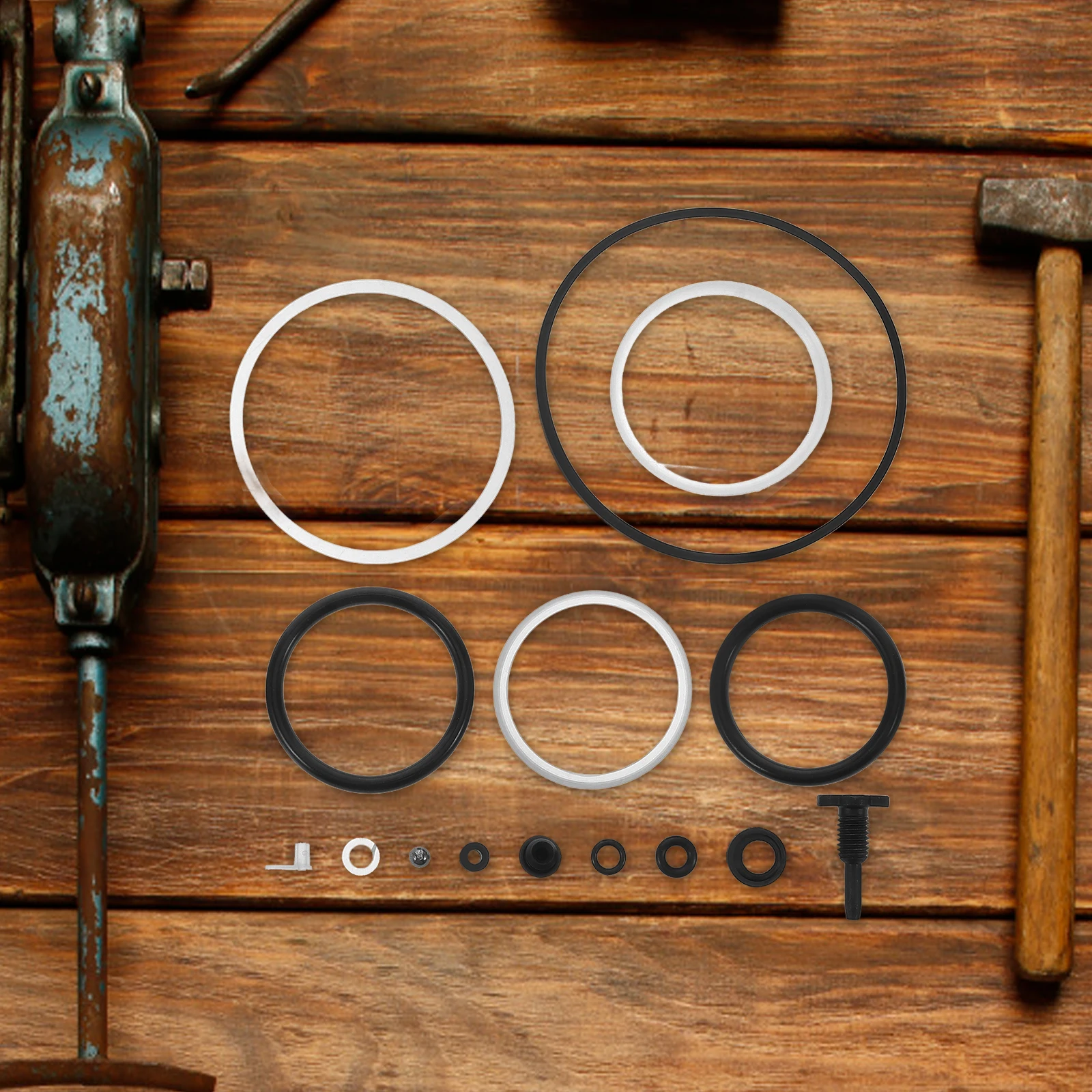 

1 Set Hydraulic Kit Floor Jack Oil Replacement Parts Car Repair Sealant Plunger Pump Fluid Transfer Tool Portable Fuel Pump