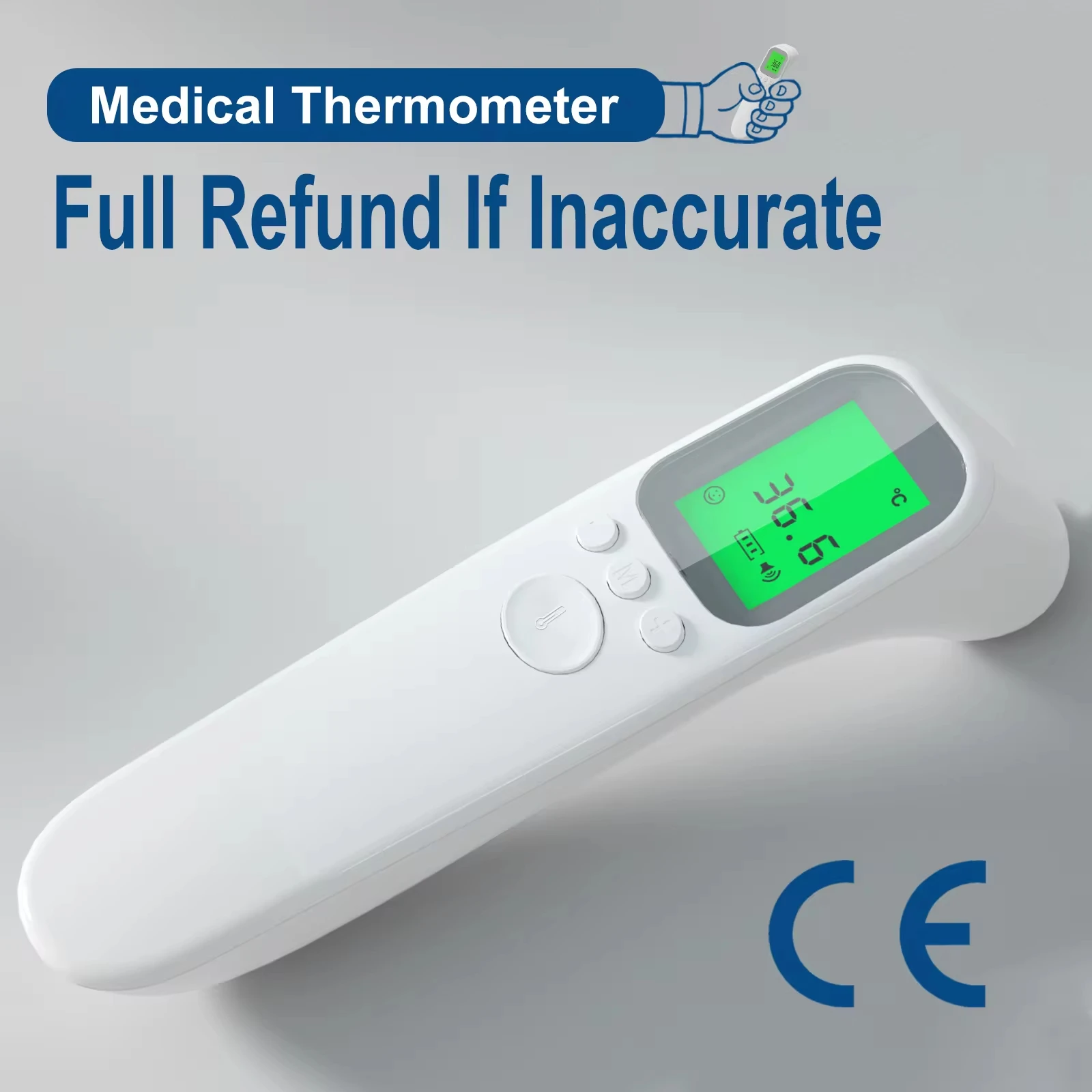 Infrared Digital Thermometer Non Contact Forehead Medical Baby Child Adult Thermometer Fever Boday Head Temperature Tool