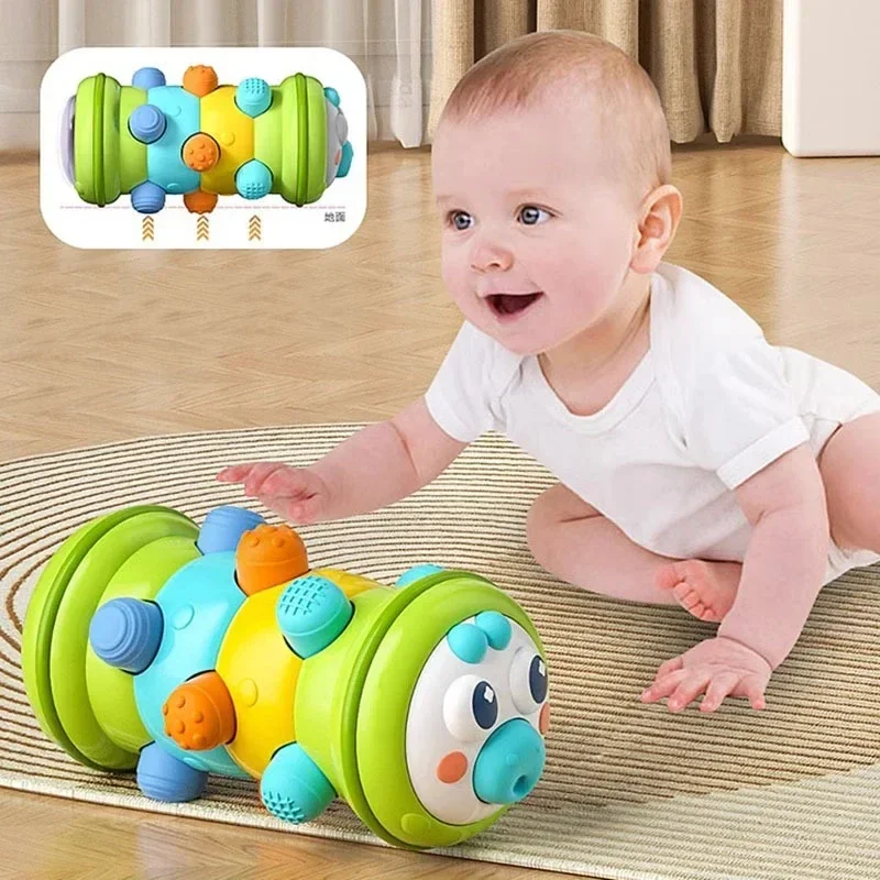 Kruiproller Speelgoed Kinderen Activiteit Tummy Time Roller Educatieve ontwikkeling Zintuiglijk speelgoed