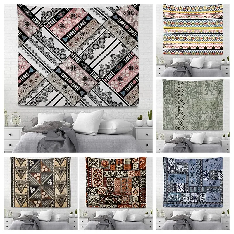 Home decoration Wall tapestry aesthetic room boho accessories wall hanging fabric autumn decor vintage Bedroom Macrame Morocco