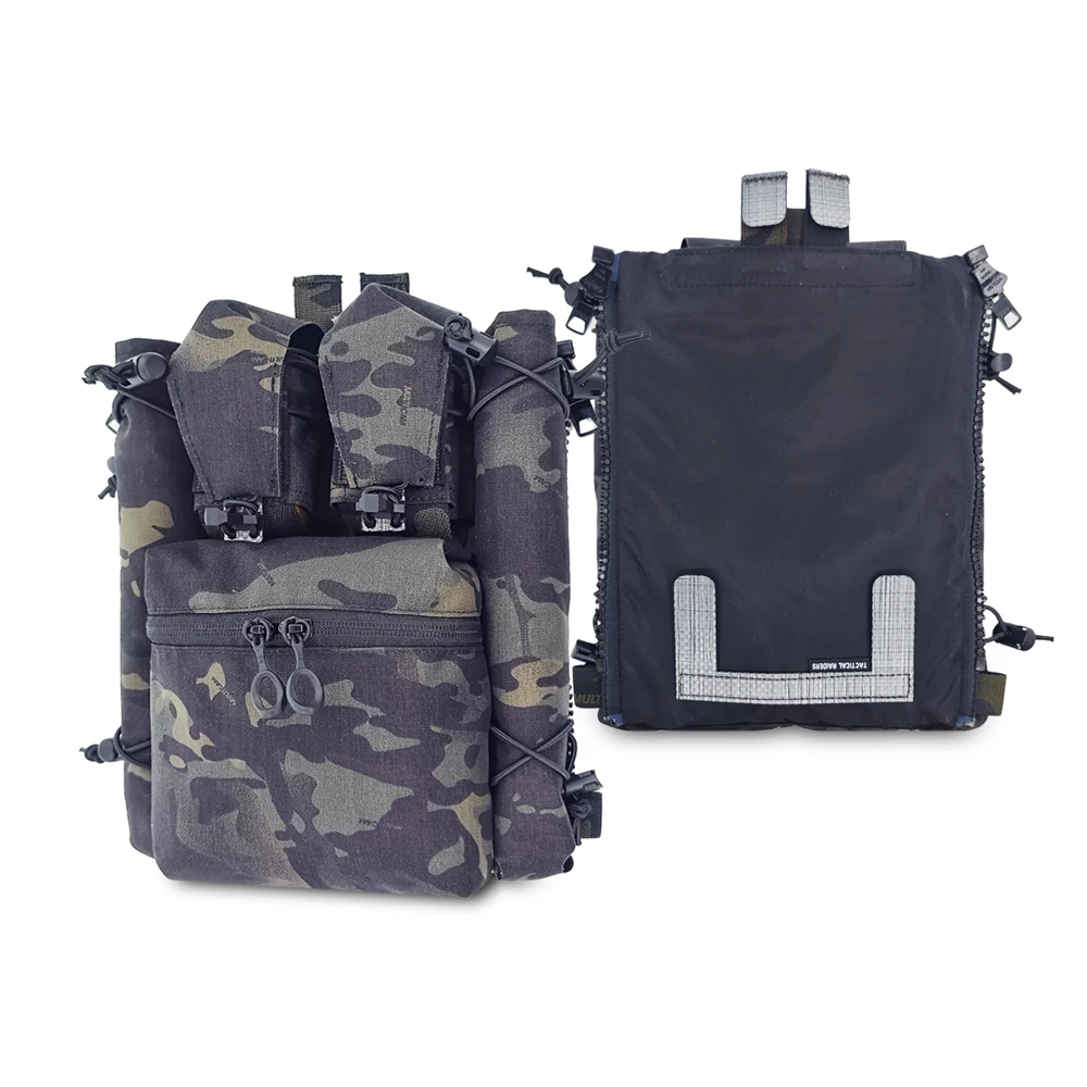 Ferro Style Twin Tactical Back Panel Pack 4