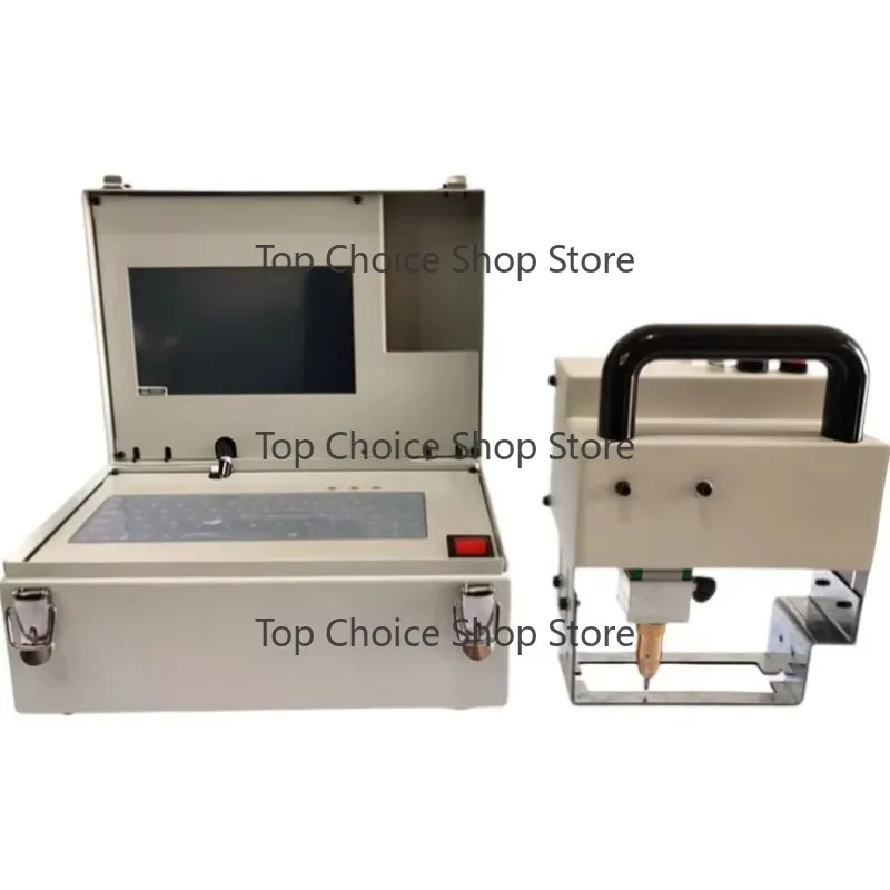 Electric Dot Peen Marking Equipment Metal Nameplate Frame Number Character Engraving Processing Machine