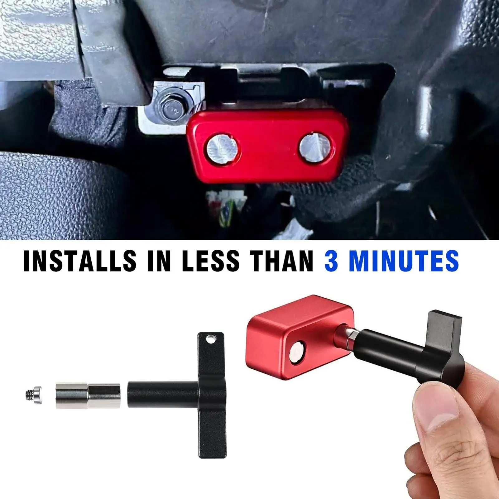OBD Security Lock Heavy Duty Tight Fit Easy Install Obd Blocker Key Cloning Prevention for Owners Enthusiasts Drivers