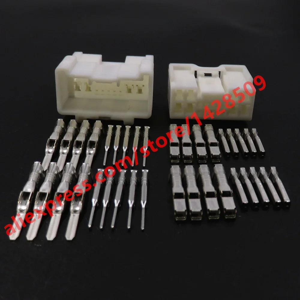 1 Pcs 18 Pin 6098-3941 Auto Unsealed Hybrid Connector 0.7 2.2 Series Car Wiring Terminal Plastic Hosuing Socket 6098-3901